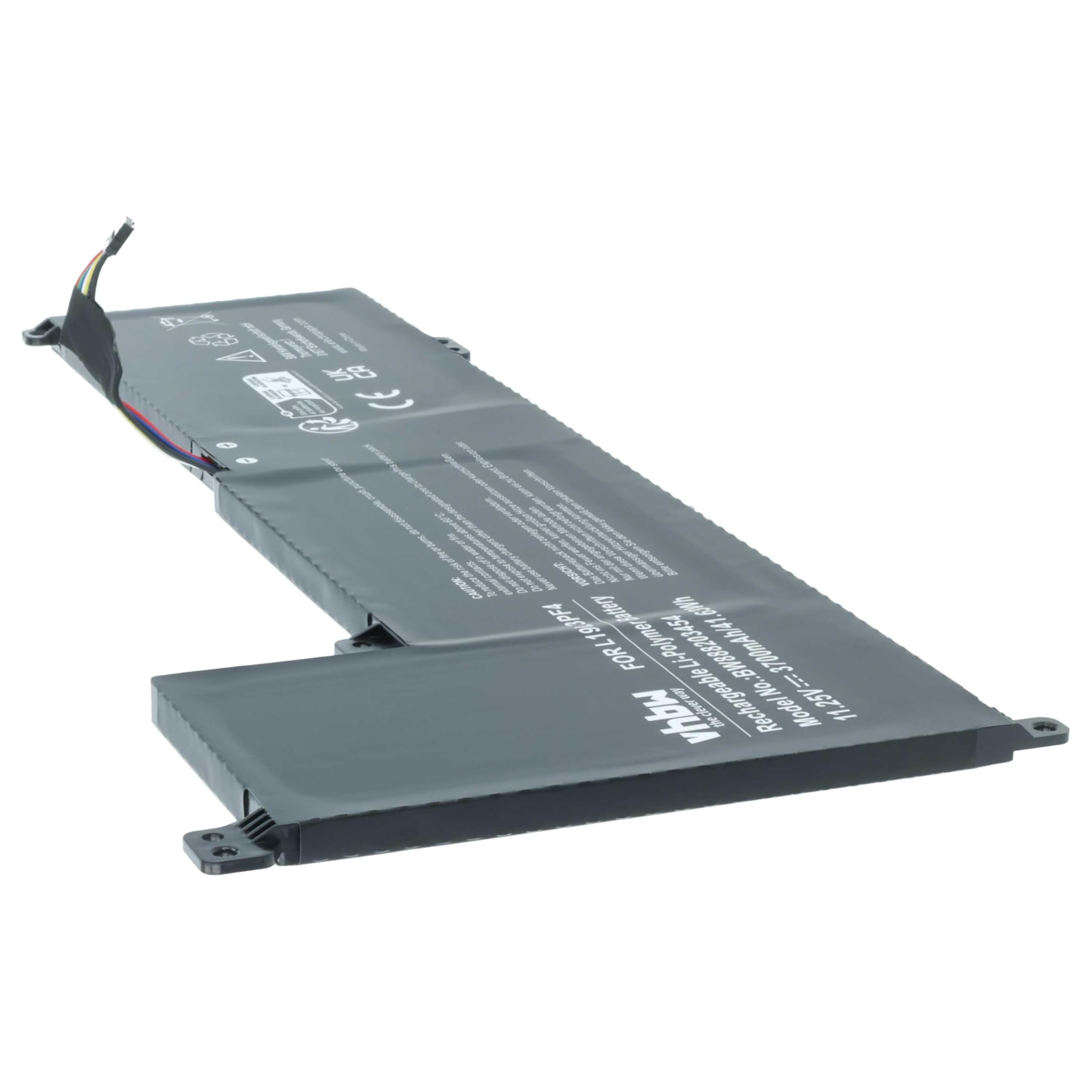 vhbw batteria compatibile con Lenovo V17-IIL (82GX) notebook (3700mAh, 11,25V, Li-Poly)