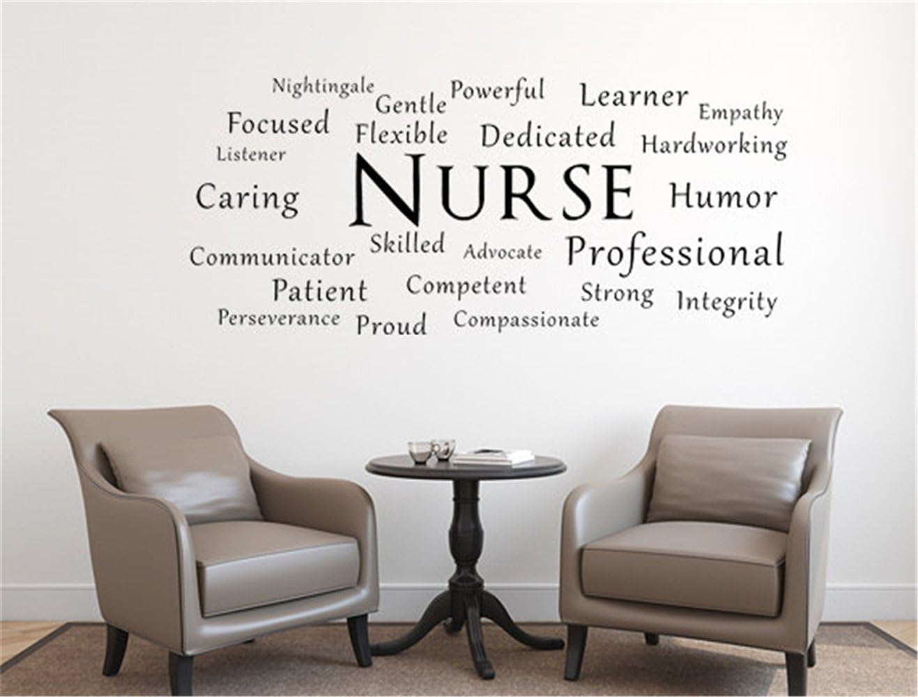 Wall Decal Stickers Quotes Saying and Words DIY Nurse Decal Nurse RN Wall Decal Doctor Decal Nurse Gift Sticker Nursing Decal Nurse Decor Nurse Gift Ideas Quotes Religious