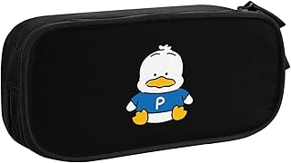あひるのペックル3 売れ行きがよい ペンケース 多機能ペン袋 人気 Puレザー製 筆箱 ボックス ペン箱 文具 収納 学生 鉛筆ケース 小物入れ ファッション お祝い プレゼント