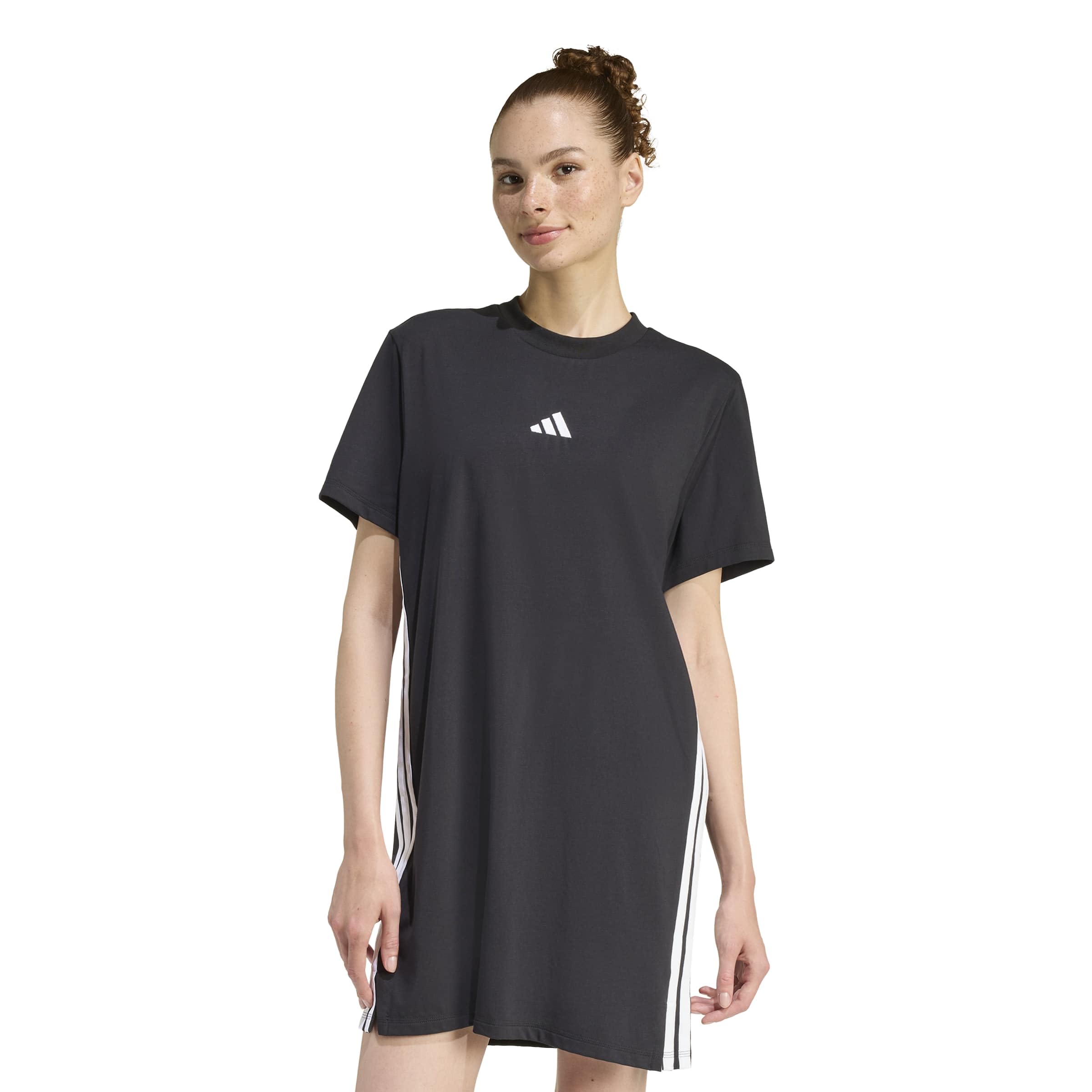 adidas Women's Vestido Camiseta Essentials 3 Stripes
