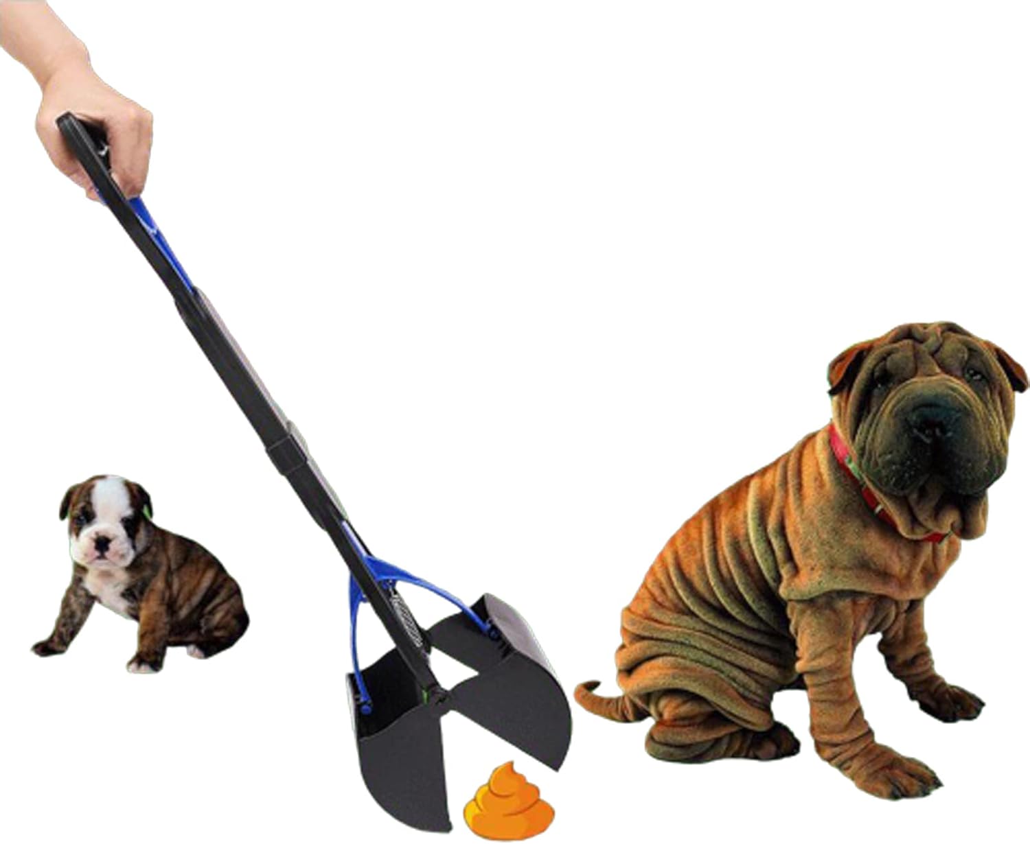 Portable Folding Pooper Scooper PetFriendly Dog Pooper Scooper for Large, Medium