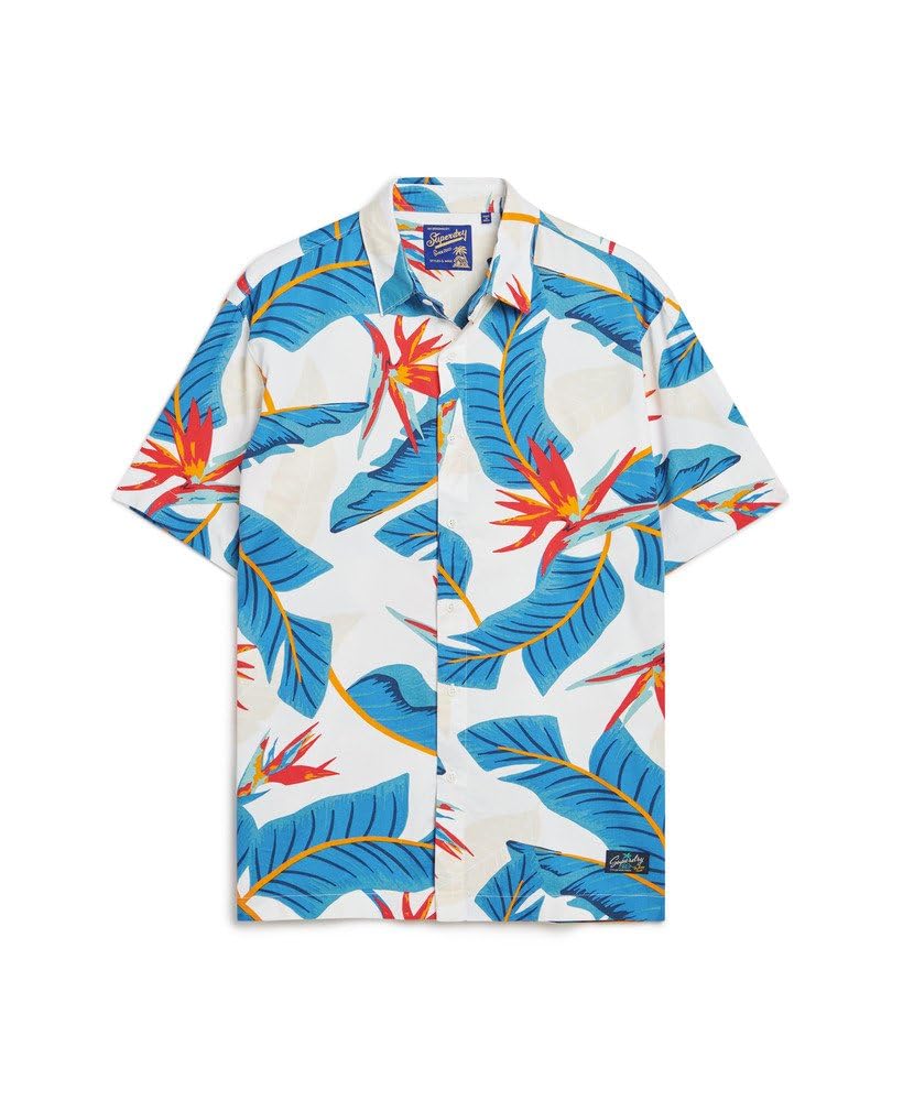 Superdry Herren Hawaiian Shirt R1 - S/S Hemd (M) (1er Pack)