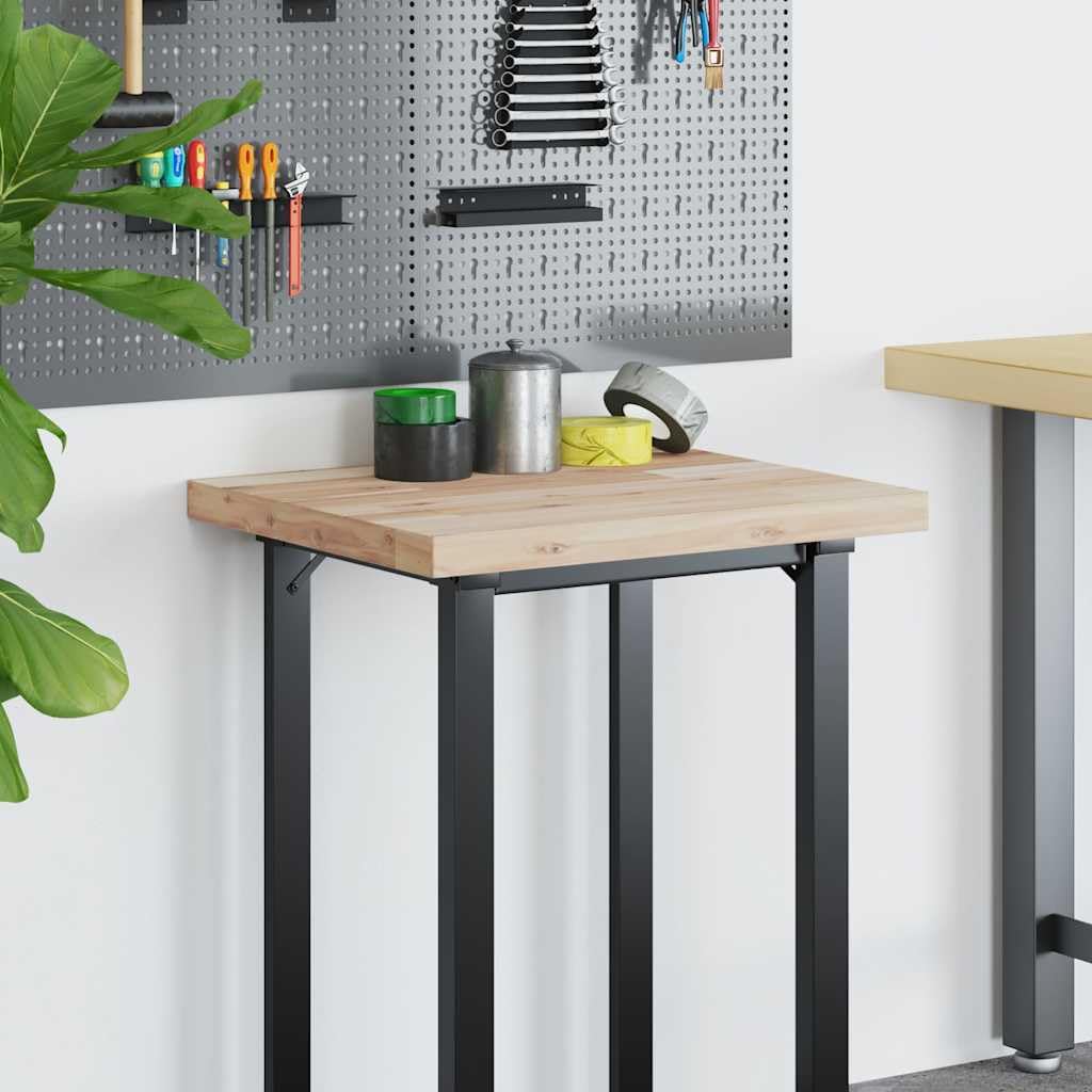 Schreibtischplatte Massivholz Akazie 100x50x4 cm Unbehandelt Rechteckig für Homeoffice Büro Arbeitsplatz mit Gestell und Kabelkanal Zubehör für ergonomische Ordnung und platzsparendes Gaming