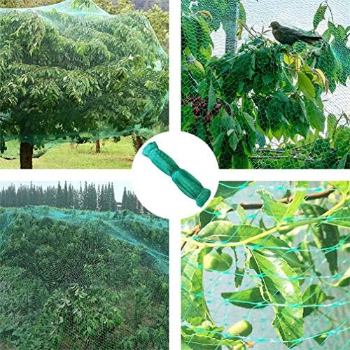IME Bird Netting for Garden Anti Birds Net Mesh Protect Vineyard Fruit Vegetables Flowers Plants Reusable Fencing Green 3.5X10 M
