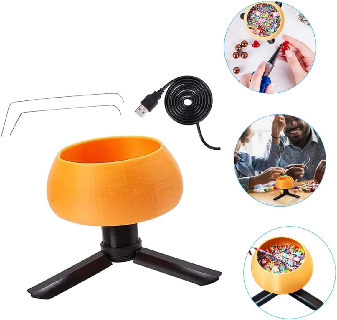 DOITOOL 1set Bead Tool for Bracelet Necklace Anklet Making Removable Bowl for Easy Crafting Material for Jewelry Projects