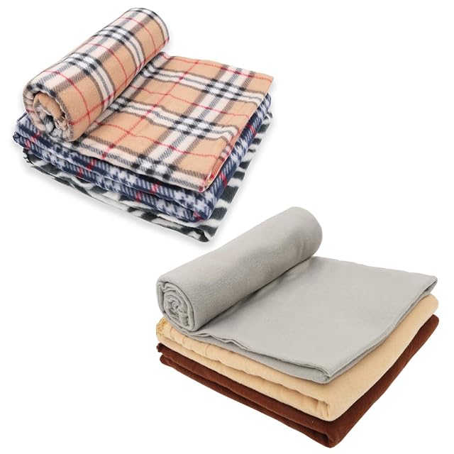 Foto 2 de 7 de MERCURY TEXTIL –Mantas Suave de Felpa- Pack de 6 Mixto