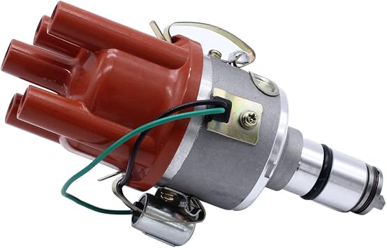 1 PC SHLPDFM Ignition Distributor 13905205AN 043905205C Vacuum Type Air Cooled Distributor Compatible with VW Beetle Camper Split 1961-1979