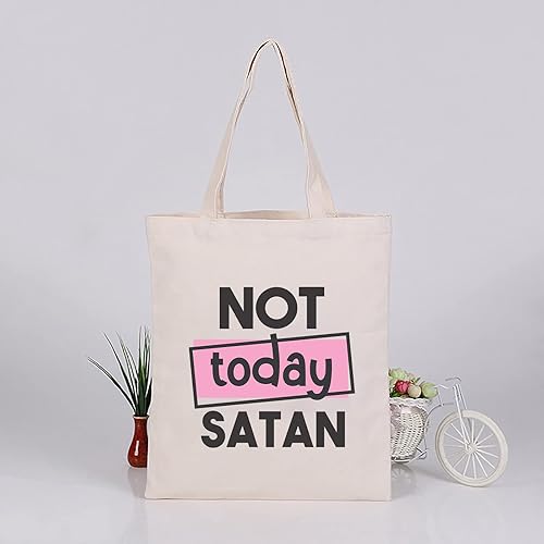 Miniatura 6 de 4 calcomanías para planchar con texto en inglés Not Today Satanás para ropa, parches para planchar, calcomanías de transferencia de calor para