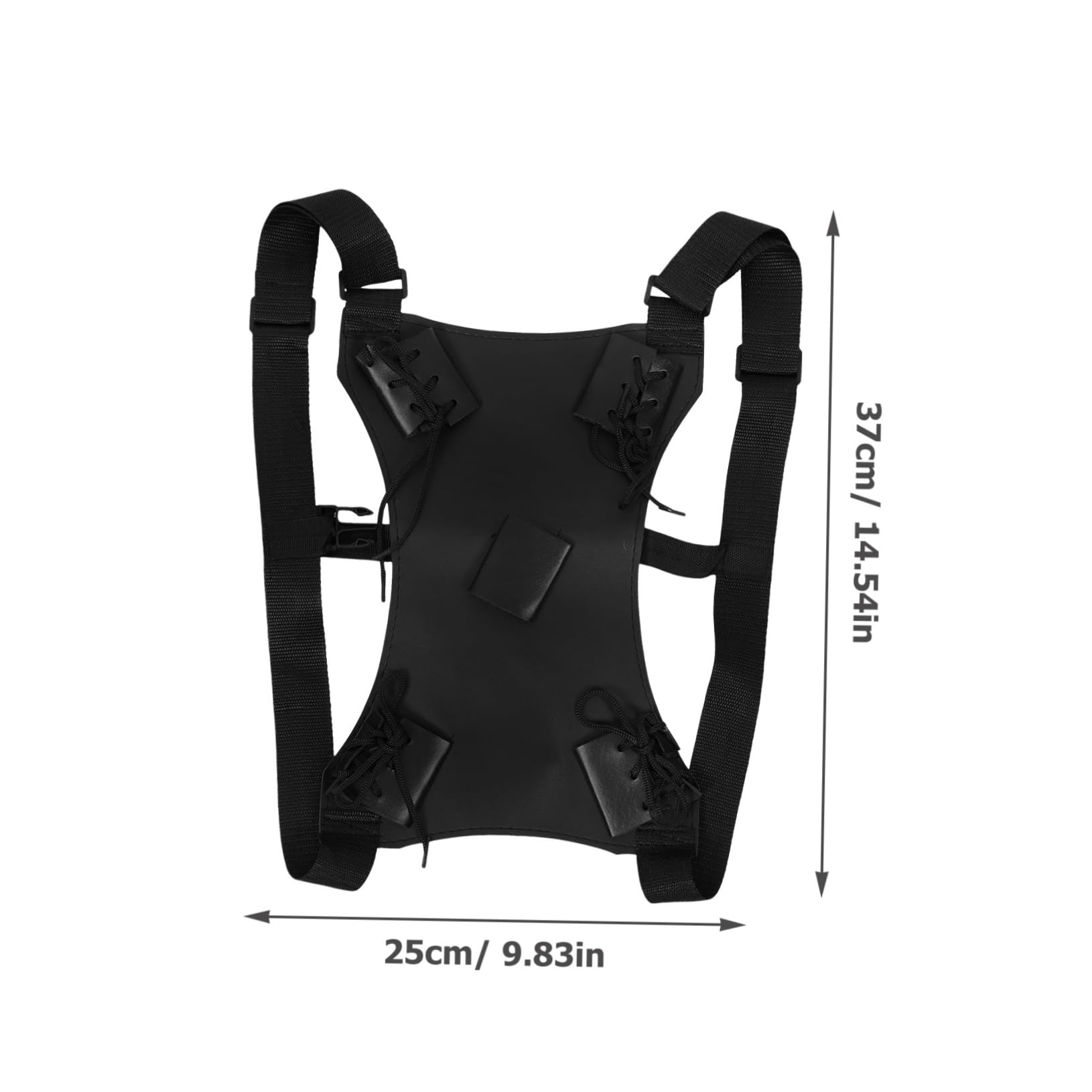 GALPADA Dual Sword Back Sling Harness for Cosplay Sword Carrying Case with Craftsmanship for Halloween and Costume Accessories
