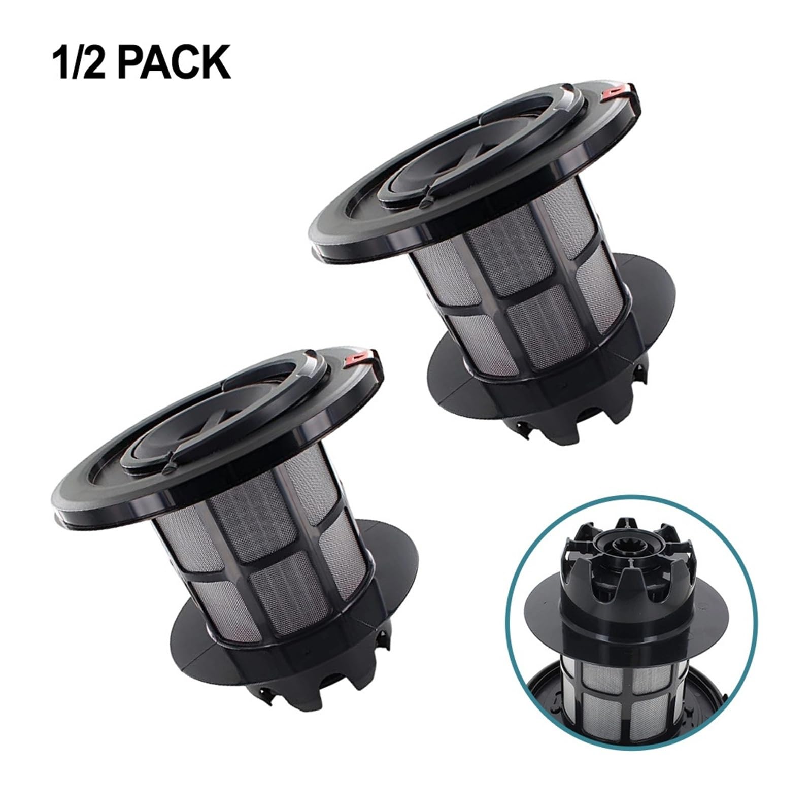Filtros Ciclónicos De Filtro Laminar, Compatibles Con Bosch, Compatibles Con Siemens, Filtros Lavables For Aspiradora(2 PACK)