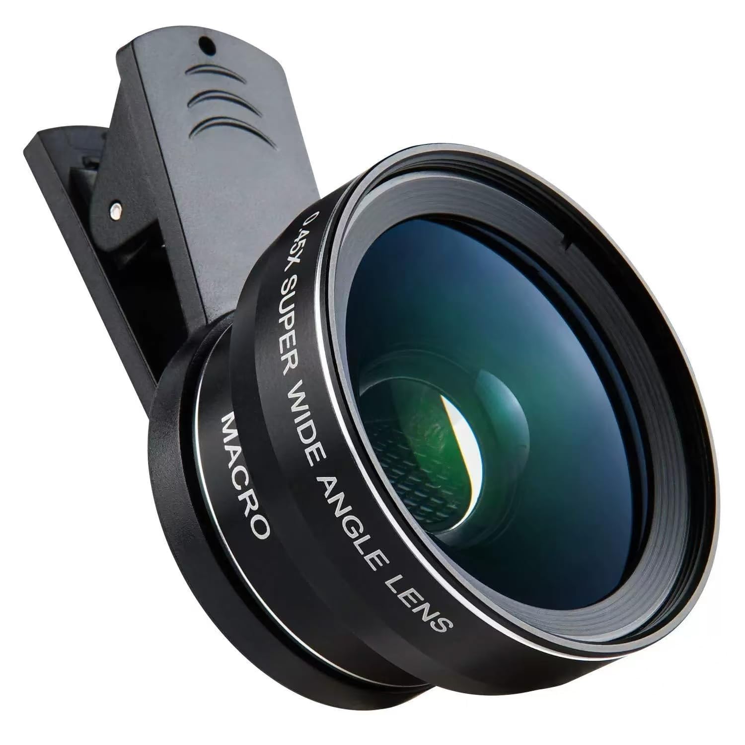 2 en 1 Objectif Macro Smartphone,Objectif Macro Smartphone,Macro 12,5 x, Objectif Grand Angle 0,45x, Macro Lens, pour la Plupart des Smartphones