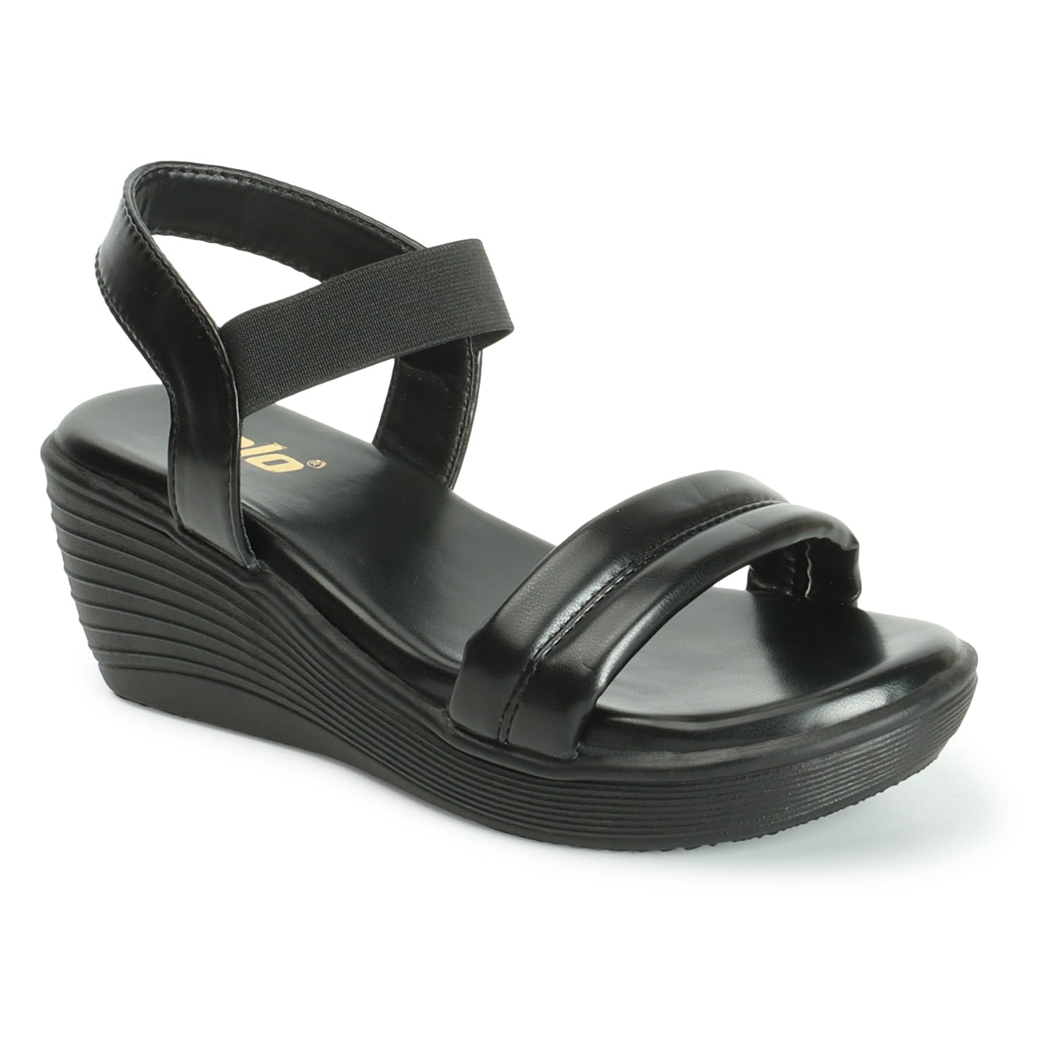 Colo Extra Comfort Wedges Sandal For Womens And Girls|Soft Bottom Wedge Heel Sandal for Womens ML-4 Black Size 6 (B0CVHZVRY2) Amazon Price History, Amazon Price Tracker