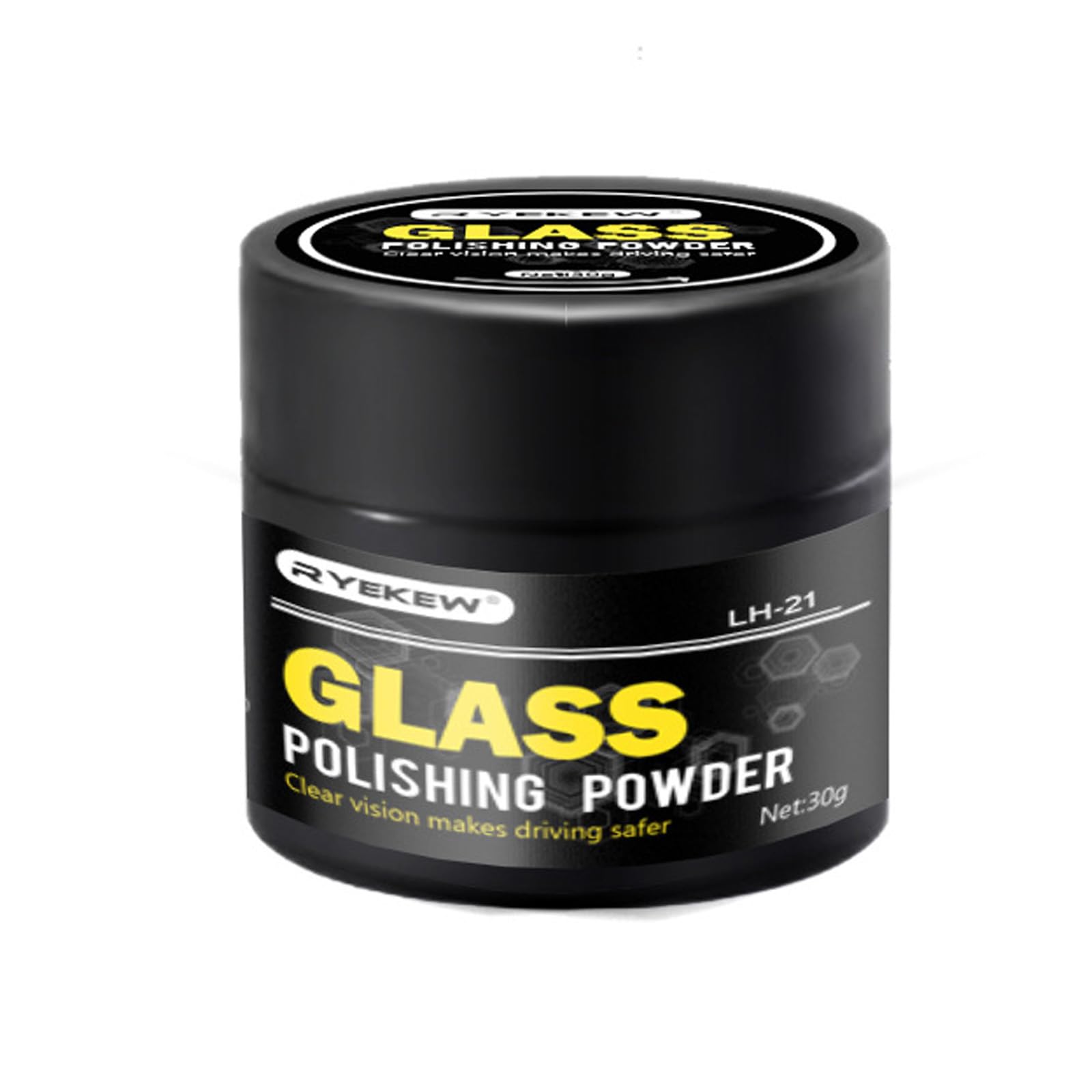 Hredyqw Glass Polishing Powder Scratch Remover Efficient Scratch Removal & Shines Restoration for Window Glass &