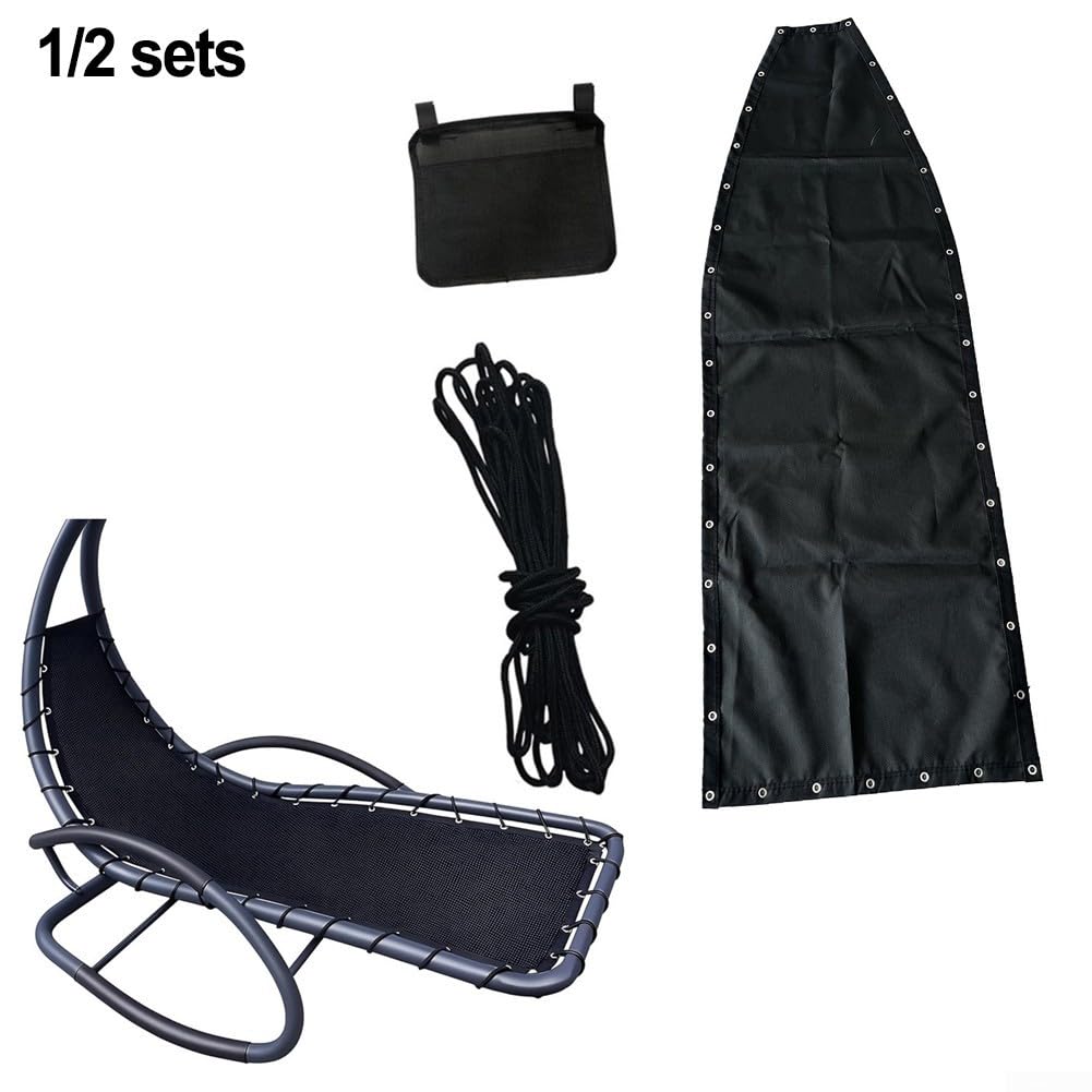 Lot De 2 Chaises De Jardin En Teck Et Textilène - LOKI - Gris