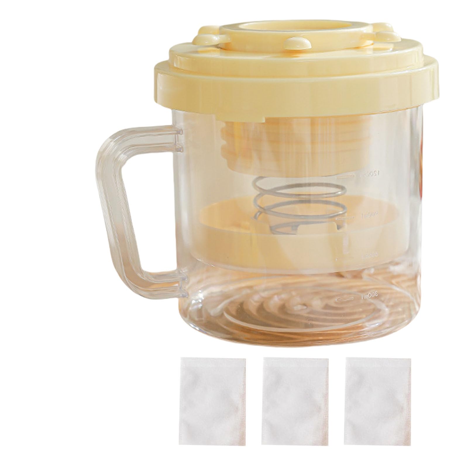 Buxuaaaa Yogurt Cheese Maker Set Professional Yogurt Strainer Set Food Grade Kitchen Appliance Suitable for Dairy Household Machine