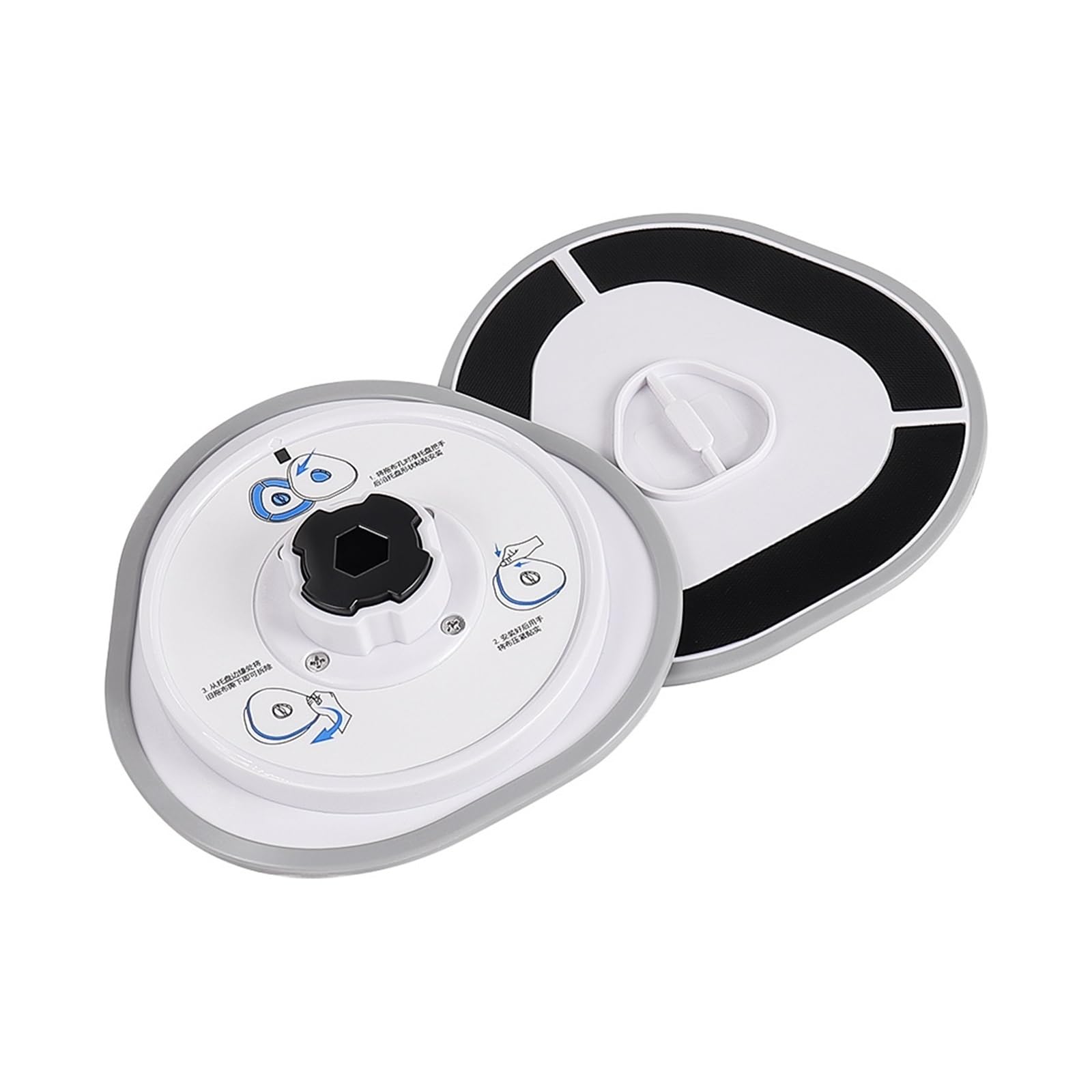 X psblty Mop Stand Mop Cloth,Compatible For Narwal T10 J1 J2，Robot Vacuum Cleaner(2pcs mount)