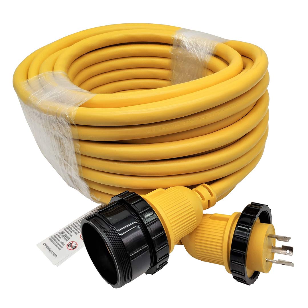 Parkworld RV Shore Power Extension Cord, NEMA L5-30 Twist Lock 30A