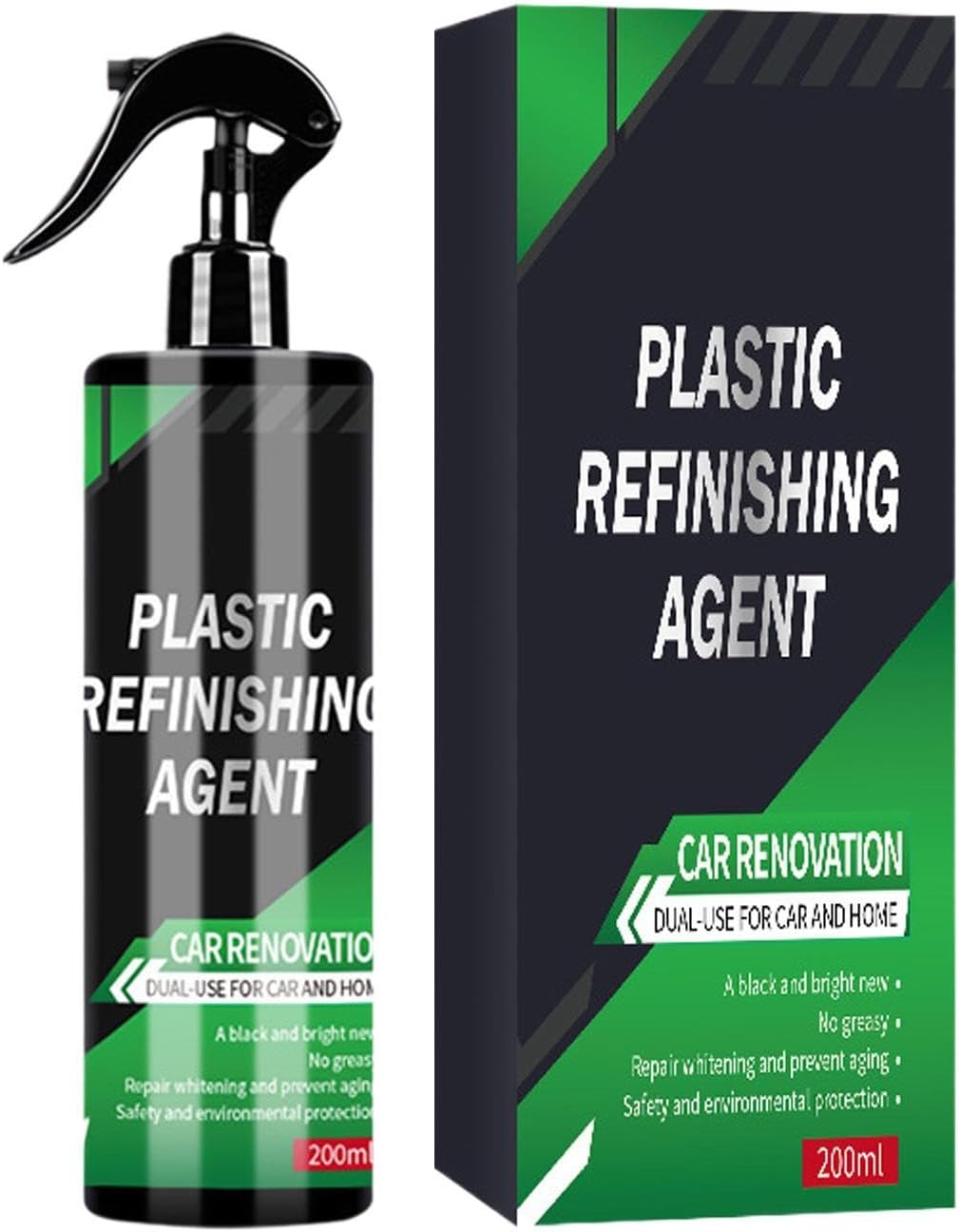 Car Refurbishment Agent - Fast-Acting 200ml Longlasting Gentle,Auto Interior Cleaner and Protectant | for Sedan Truck SUV RV Seat Instrument Panel Steering Wheel