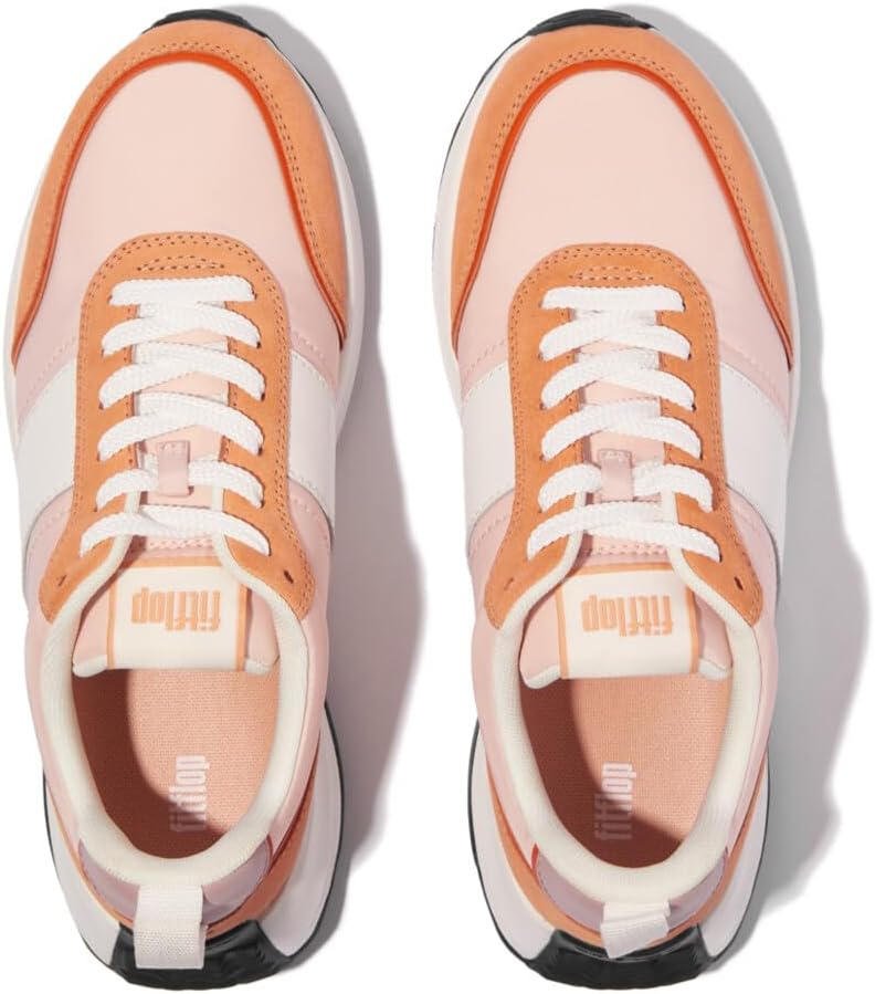 Fitflop Women's F-Mode Flow Fabric/Suede/Leather Flatform Sneakers Shoe, Fällt Normal aus 3 61RvwtP9IZL. AC SL1000