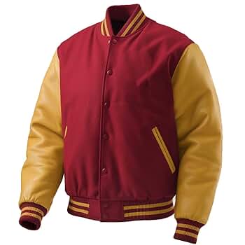 ジャケット・アウター 24SS TTT_ MSW Varsity leather jacket L 041_STARBVARSITYJACKETVINTAGEL