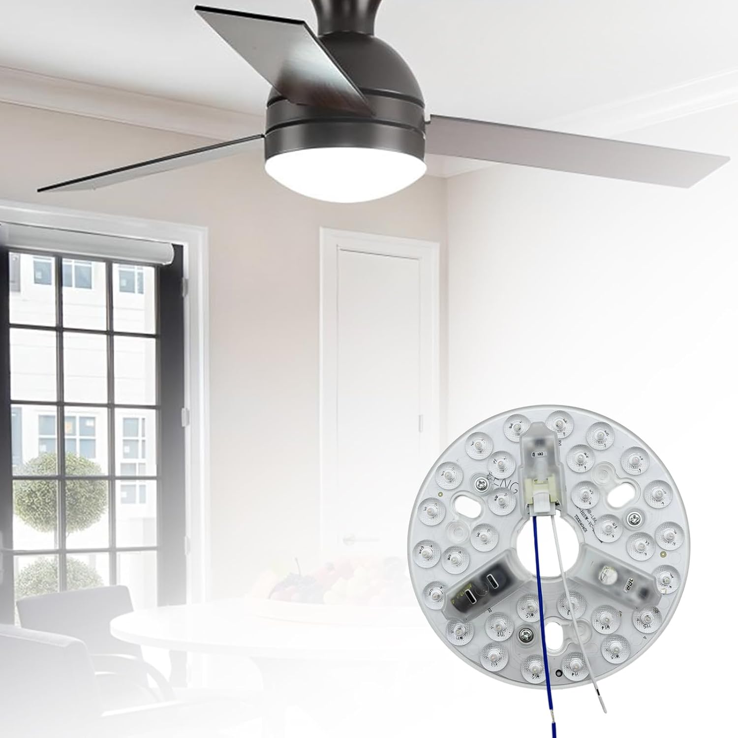 5.3Inch Ceiling Light LED Module Ceiling Replacement Kits Board Panel Pendant Round Light Board