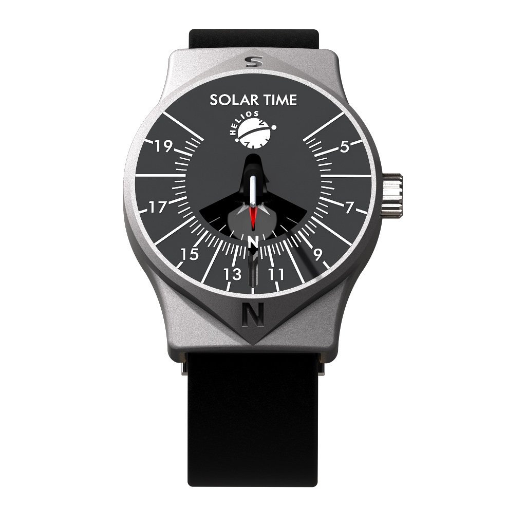 HELIOSWATCH Sonnenuhr am Handgelenk - Sonnenarmbanduhr