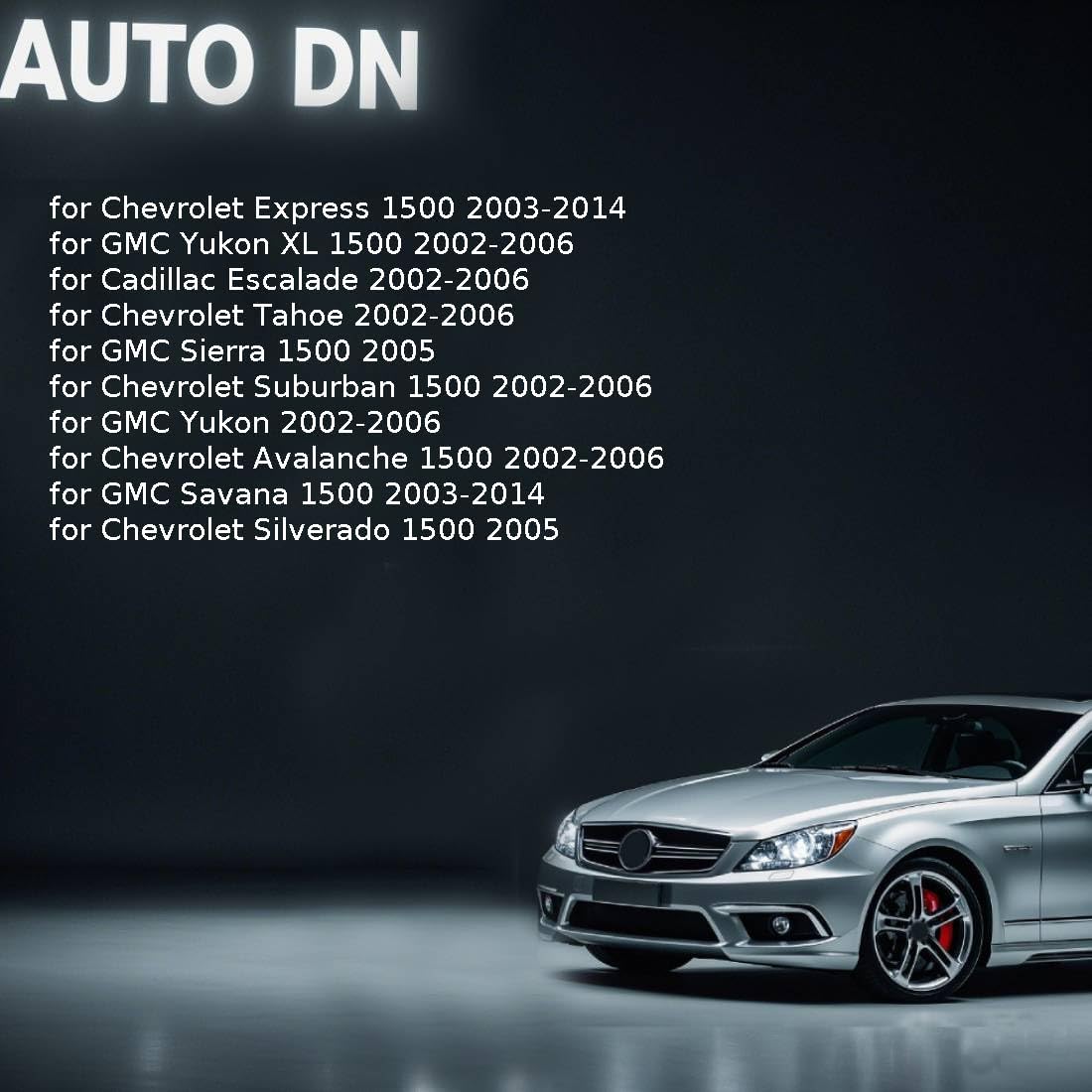 Rear Disc Brake Caliper Bracket for Chevrolet Silverado 1500 2005 for Chevrolet Tahoe 2002-2006 for GMC Sierra 1500 2005 for Cadillac Escalade 2002-2006 2 x Replacement 88982612