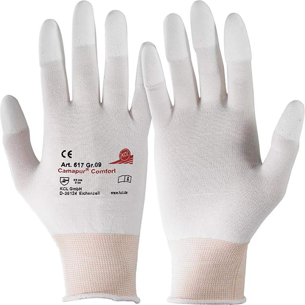 KCL Camapur Comfort Arbeitshandschuhe – Handflächenbeschichtet, Größe 6, 10 Paar