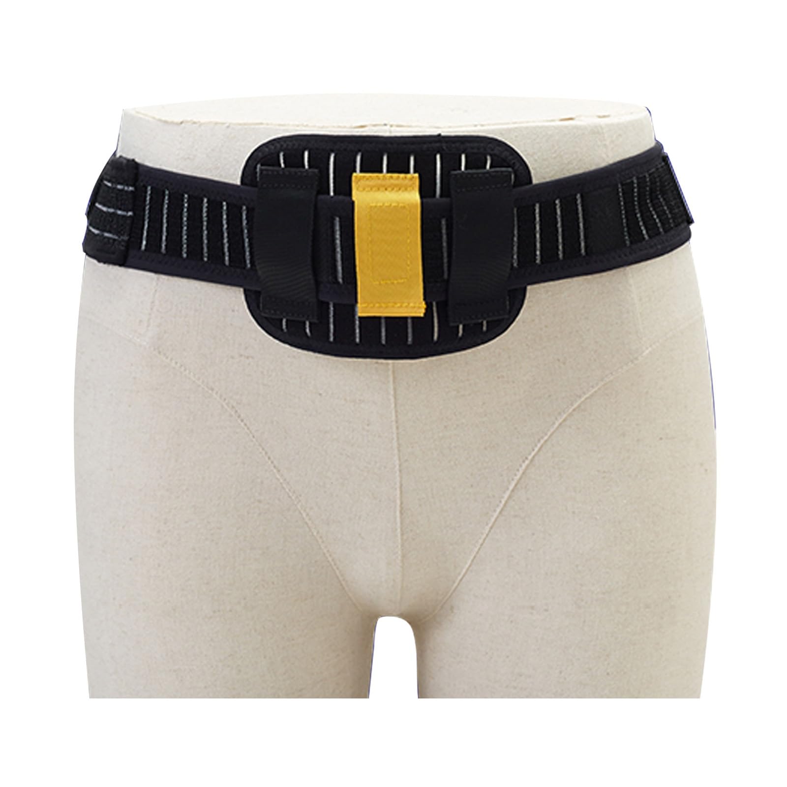 Fascia Ernia Ombelicale per Uomo e Donna, Pancera Post Operatoria con 2 Cuscinetti di Compressione, Fascia Elastica Addominale per Donna
