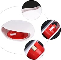 Vista 3 de Enrollador automático de cables, organizador de cables retráctil para USB, auriculares, cables de datos y más. ¡No más cables enredados! Blanco