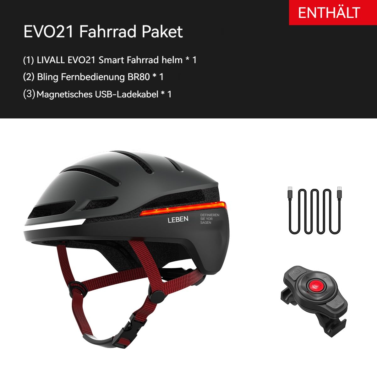 LIVALL Casco da Bici Bluetooth con LED, Casco Bicicletta Smart da Ciclismo con Indicatori Direzione,Allarme SOS e Telecomando, Uomo e Donna Adulti, violetti