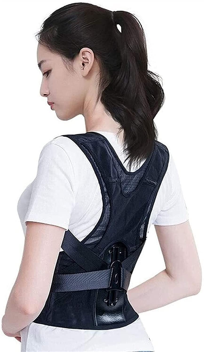 Invisibile Correttore di postura completa, uomo e donna Ultra-sottile Supporto posteriore regolabile e sostegno a spalla Migliora i bambini Hunchback(M)