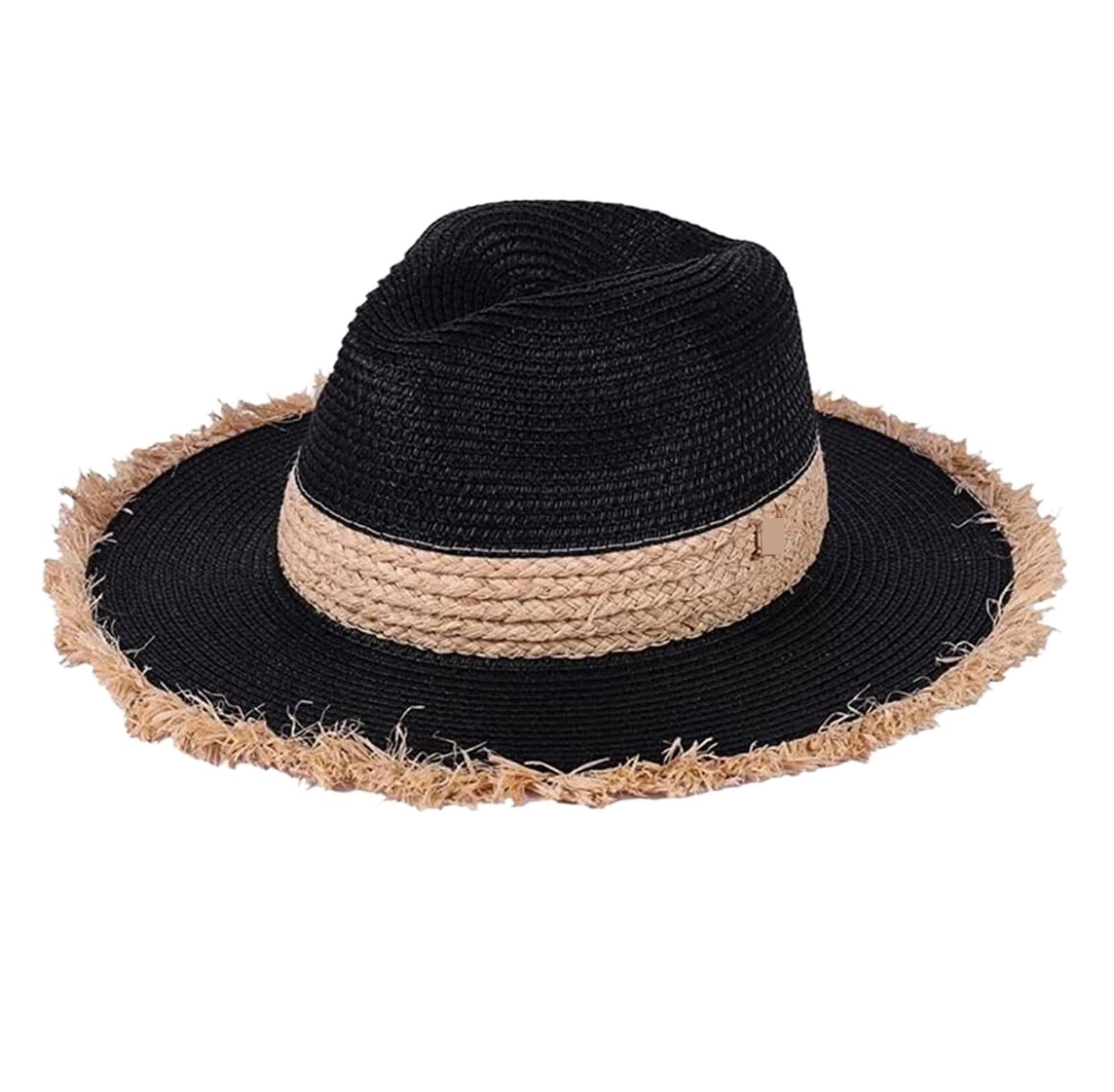 Casquette Visiere Femme, Summer Casquette De Cow-Boy D'été Chapeaux Occasionnels pour Chapeau Paille Plage Unisexe pour Travl Pliable, Chapeau de Plage