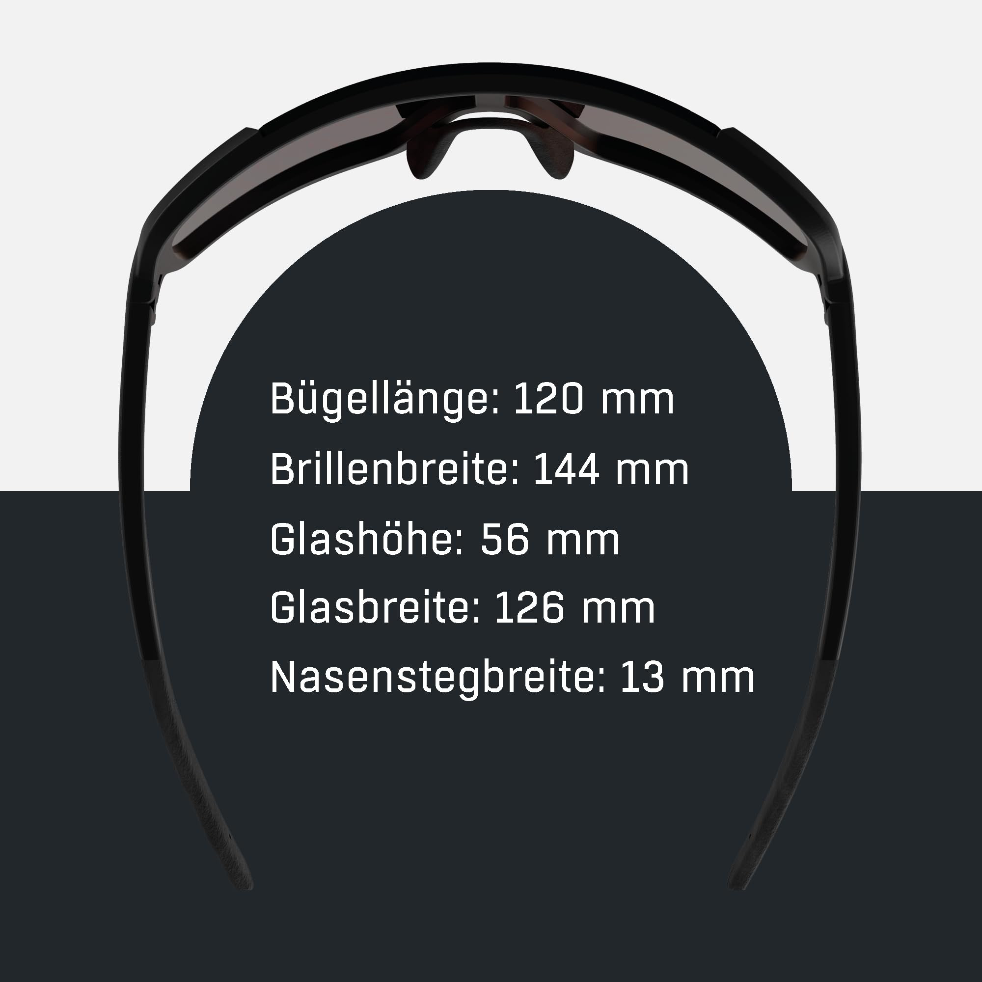 ALPINA Lumin – Sportbrille für Damen & Herren, Leicht und bruchfest, Für Radsport, Laufen oder Outdoor-Aktivitäten