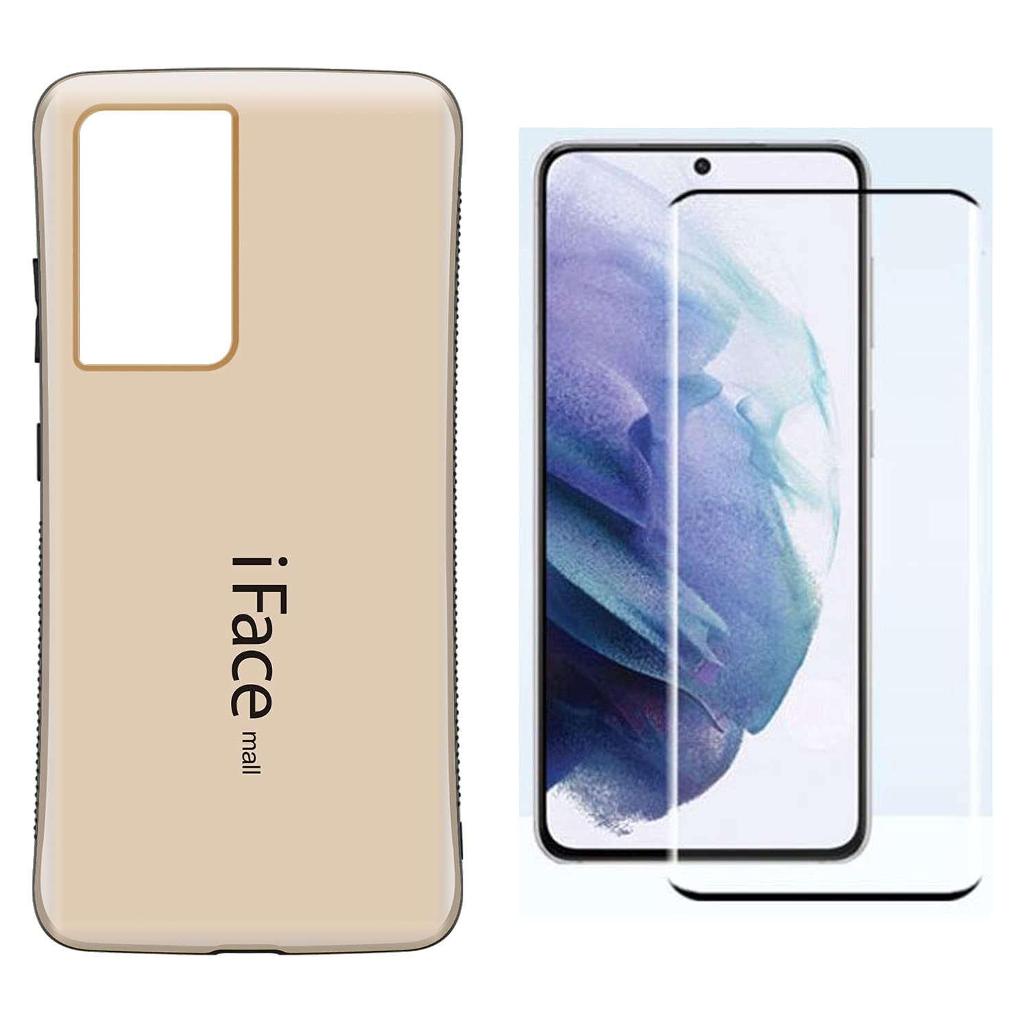 Amazon.co.jp: 【iFace mall Galaxy S21 Ultra 用 ケース & 2.5D強化用