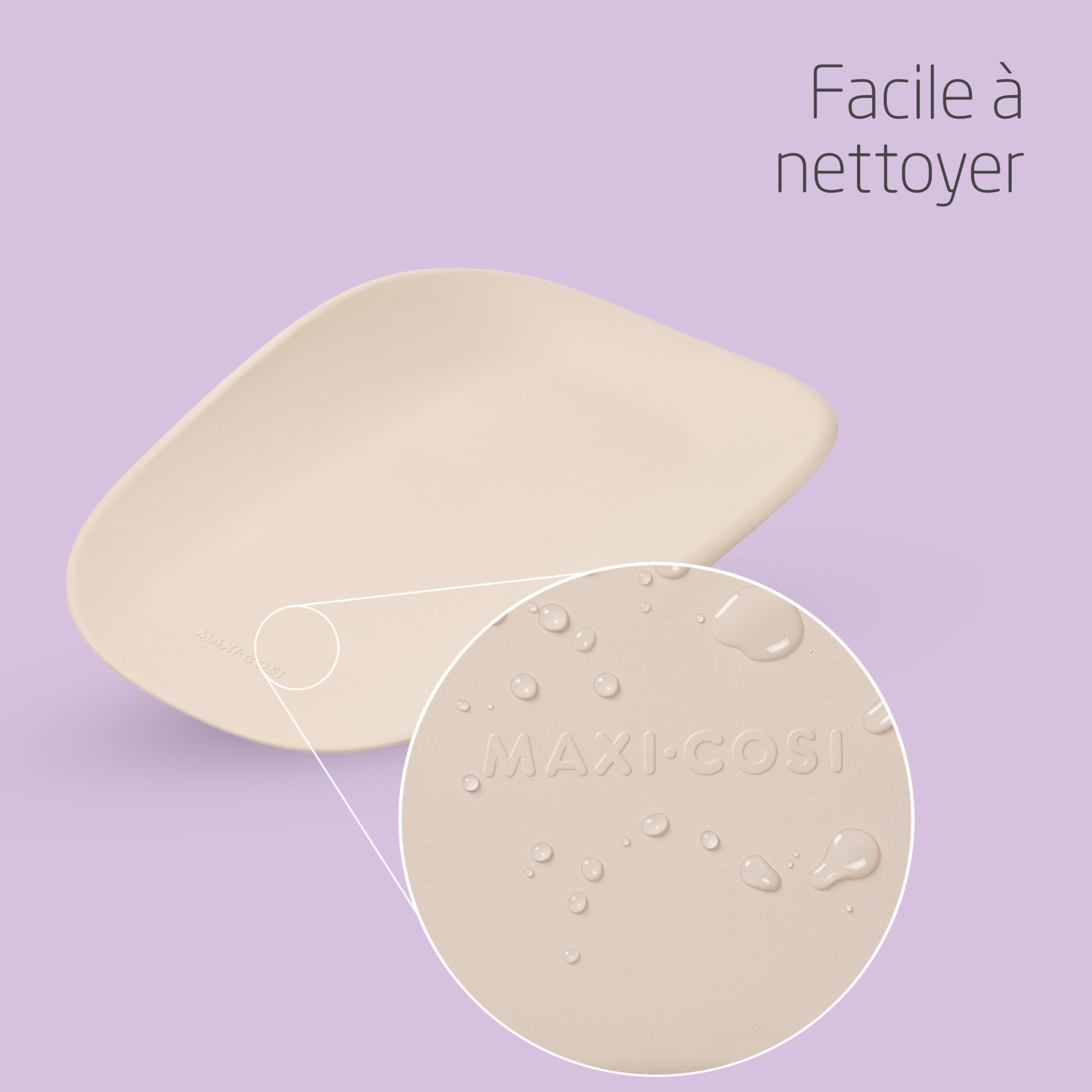 Maxi-Cosi Mavis, Matelas à Langer Bebe, 50x70 cm, Dès la Naissance, Nouveau-nés et Tout-petits, Bords Hauts Incurvés, Facile à Nettoyer, Base Antidérapante, Tapis à Langer Bebe, Muted Terra