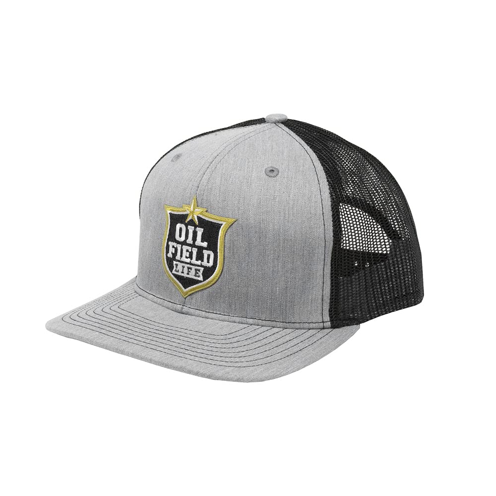 Pumpjack Cowboy Adjustable Mesh Back Snapback Hat