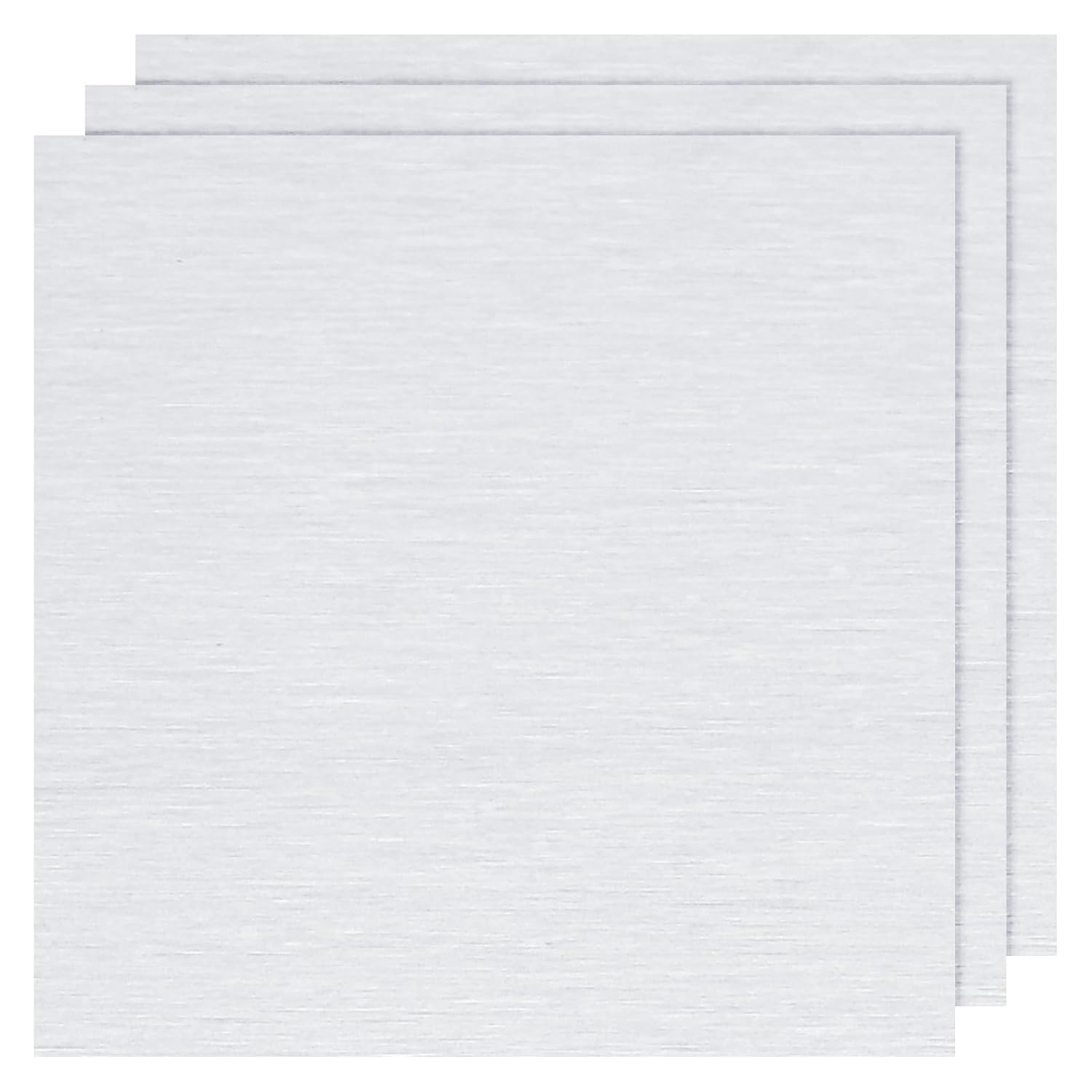 PATIKIL 6061 T651 Aluminum Sheet Metal 4 x 4 x 1/4(0.236") Inch 3Pcs Flat Plain Aluminum Plate Covered Stock with Protective Film, Heat Rectangle 6MM for Lndustry Crafting