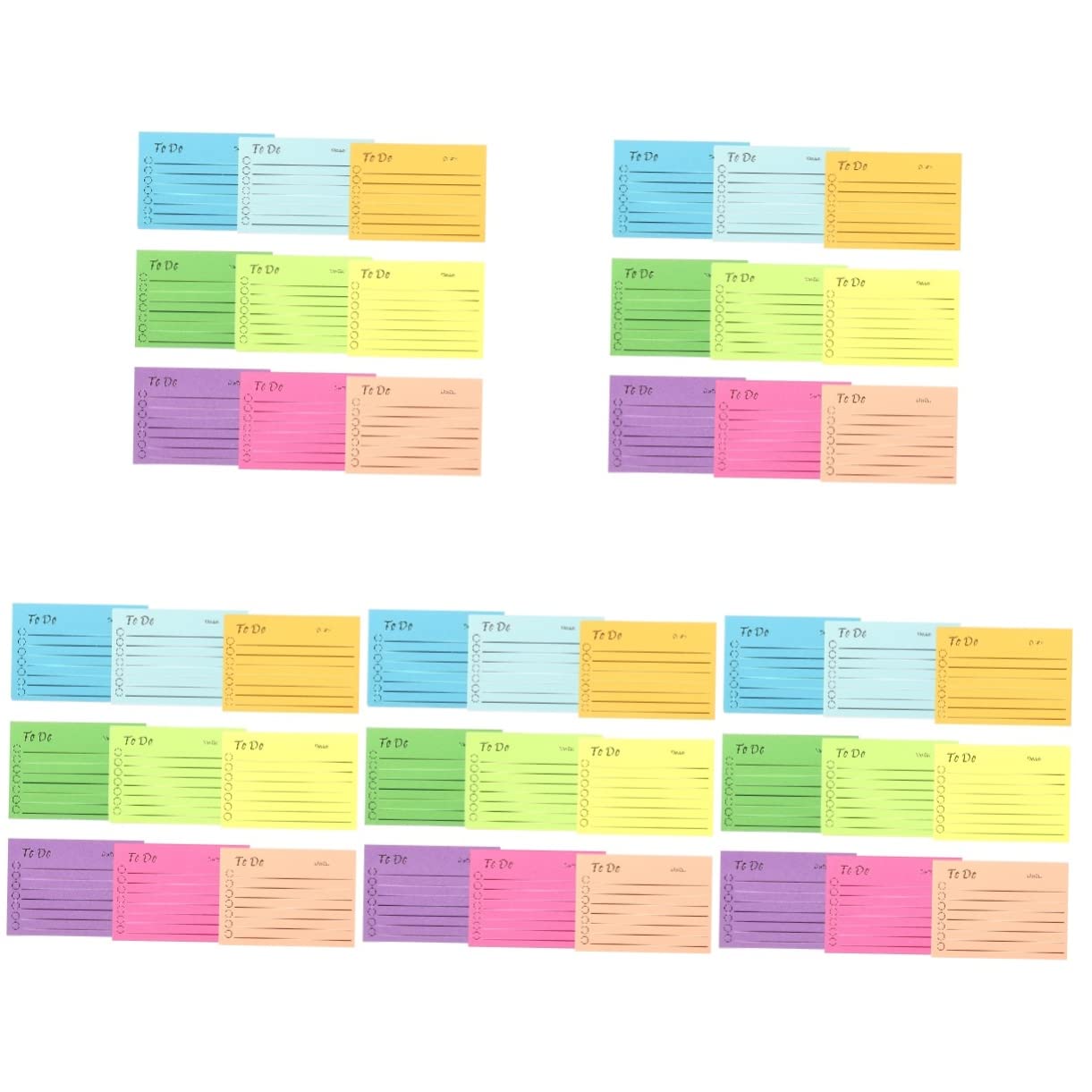 SEWACC 45 Piezas Notas adhesivas fluorescentes marcapáginas bookmark álbum de recortes pegatinas oficina pegatinas nota pegatinas de notas de diseño simple pegatinas de notas multifunción