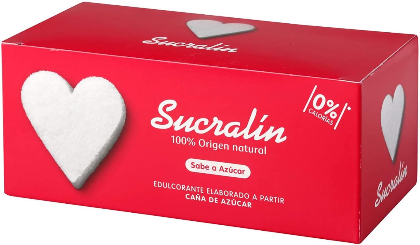 SUCRALIN® - Edulcorante Granulado Sachettes (50 sobres x 0,8g) | 100% Origen Natural | El Sustituto de Azúcar de Calidad Gourmet | Auténtico Sabor de Azúcar | Bajo en calorías