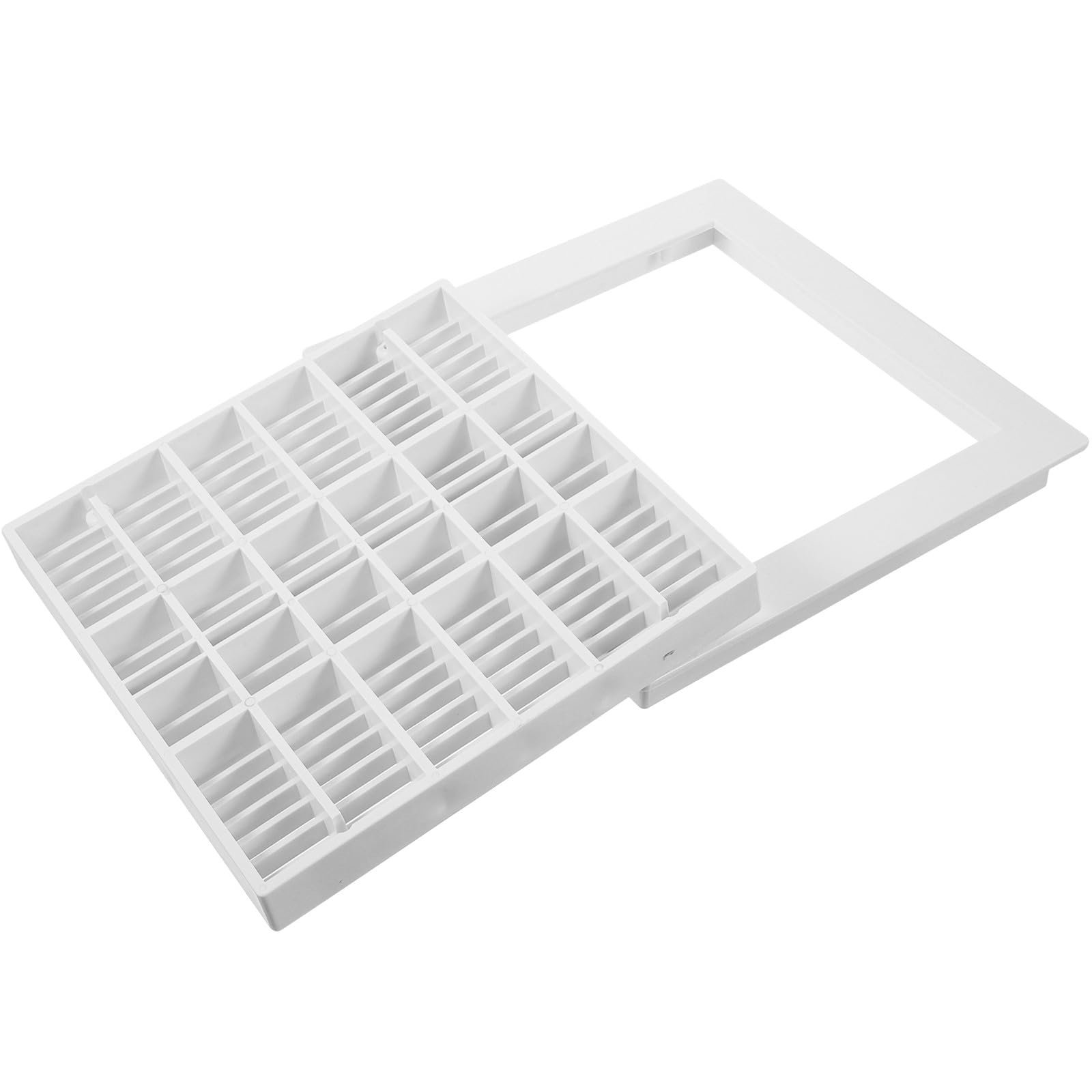 ABOOFAN Tapa de Drenaje Cuadrada para Piscinas 25.2X25.2 CM Plástico Repuesto para Drenaje Principal y Circulación de Agua en Piscinas Desmontables