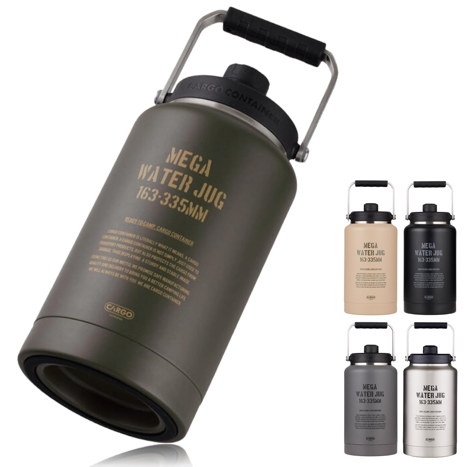 CARGO CONTAINER MEGA WATER JUG】 Cargo Container Mega Water Jug – Montanic Adventure Store