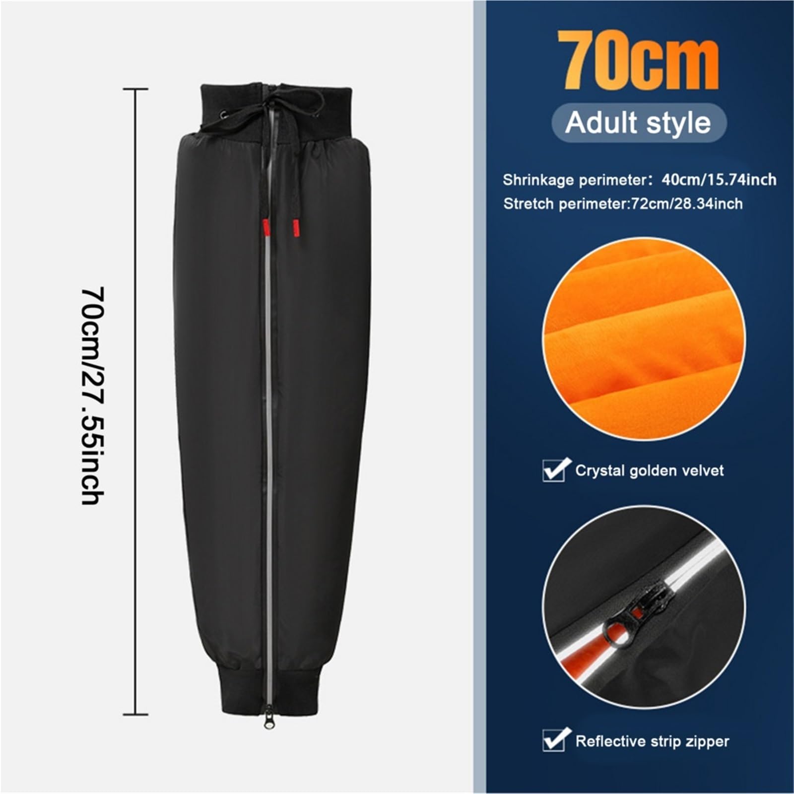Jambe Scooter Universel, Genouillère De Moto d'hiver, Protection Coupe-Vent Contre l'eau, Couverture Jambe Chaude for Hommes, Cyclisme en Plein Air, Anti-Chute