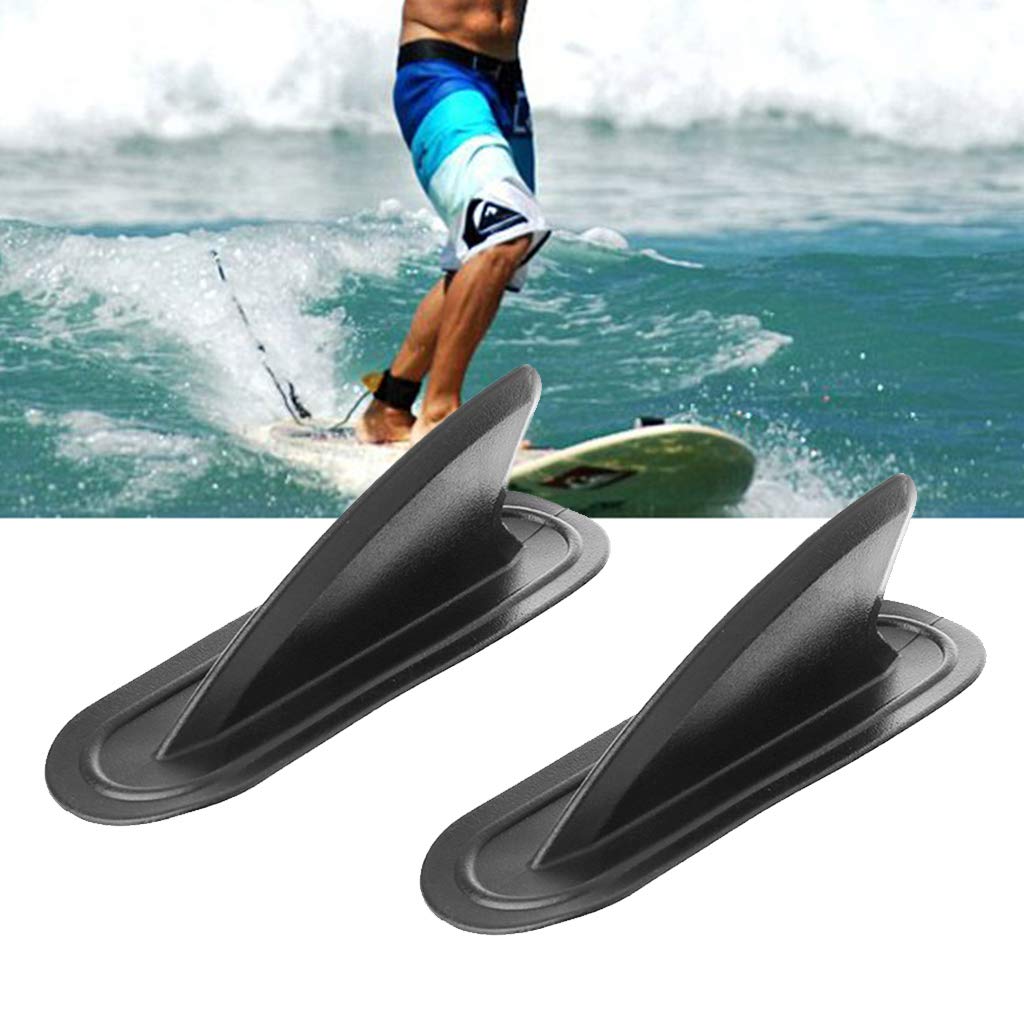 KAIXINXIN 2 Pcs Canoe Paddle Board Surf Kayak Skeg Tracking Fin Surfboard Fins Tail Vane Replacement Detachable Paddleboard Fins