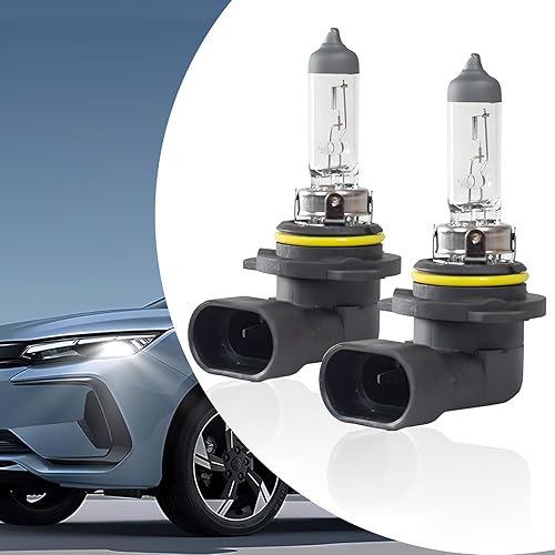 2 bombillas LED 9006 de haz alto y bajo para automóvil, 12 V, 55 W, 1200 lúmenes, de alta definición, transparente, resistente a los golpes, lámpara