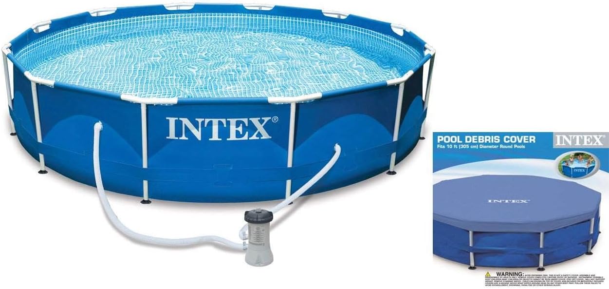 Intex 28201EH 10ft x 30in Metal Frame Round 4 Person