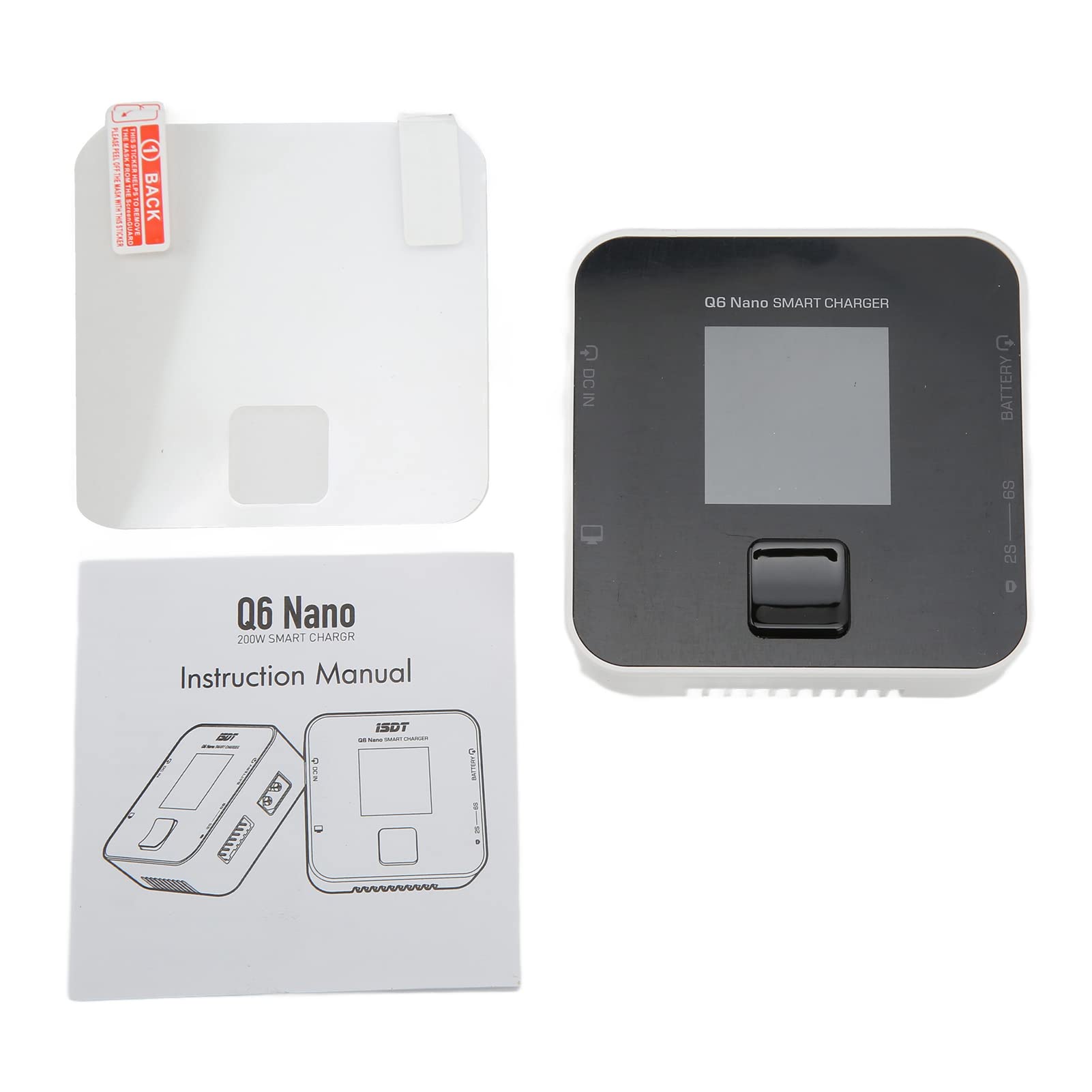 Changor Inteligentna ładowarka Q6 200 W Nano Balance Kompaktowa, TrwałA ładowarka Akumulatorowa 8 A do Modeli RC