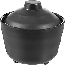 Cabilock Tigelas De Sopa Com Tampas 1 PC Estilo Japonês Melamina Cereais Tigelas de Sopa de Sopa Bacia de Arroz Tampa para Sopa Cereais Arroz Udon Macarr?o Asiático Tigela De Sopa Com Tampa