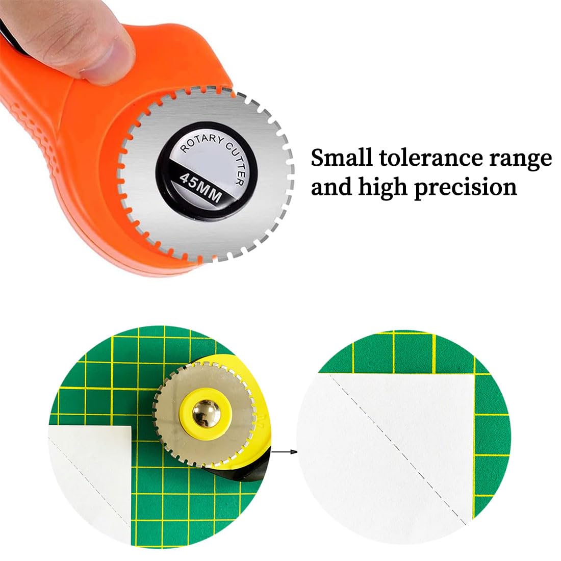 Lame Di Ricambio Taglierina Rotativa 45 Mm - Acciaio SKS-7 Per Tessuto E Cucito | 10 Pezzi