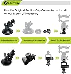 Sportway S70 Dash Cam Mount, Mirror Dash Camera Mount Holder, with 6pcs Joints, for Rove APEMAN CHORTAU Roav Nexar iiwey YI Z-Edge Old Shark KDLINKS Crosstour Falcon Zero... Most Car Cameras